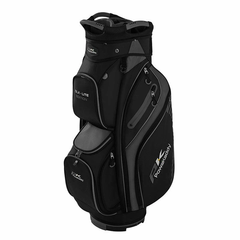 PowaKaddy DLX Lite Cart Bag - Black/Silver