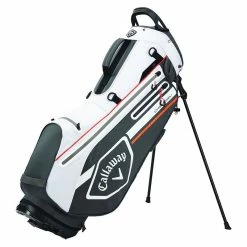 Callaway Chev Dry Stand Bag 2021 - Charcoal/White/Orange