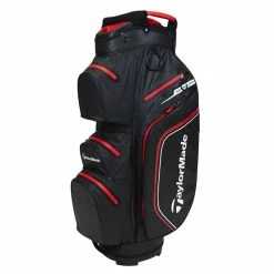 Taylormade Storm Dry Waterproof Cart Bag - Black/Red