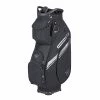 Wilson Staff EXO II Cart Bag - Black / Silver