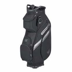 Wilson Staff EXO II Cart Bag - Black / Silver