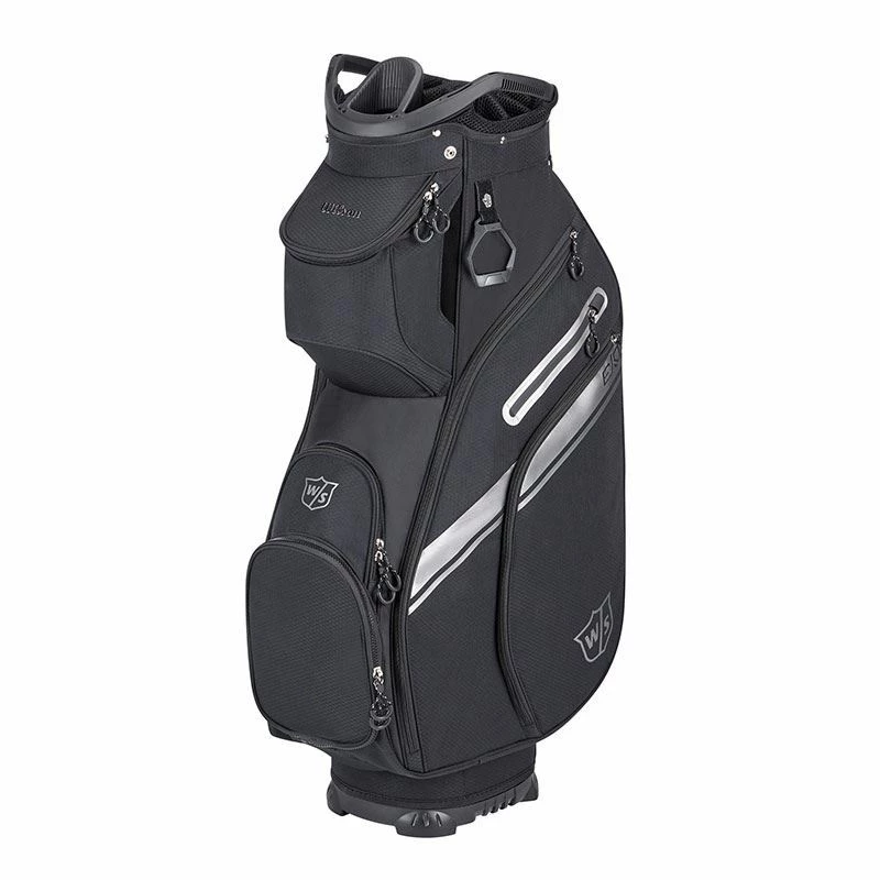 Wilson Staff EXO II Cart Bag - Black / Silver