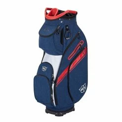 Wilson Staff EXO II Cart Bag - Navy / Red
