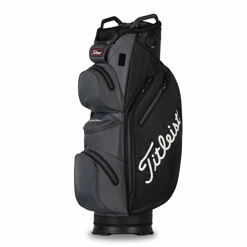 Titleist StaDry Cart 14 Golf Bag - Black/Charcoal - Image 2
