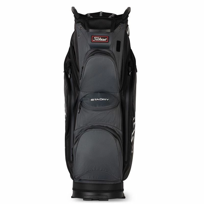 Titleist StaDry Cart 14 Golf Bag - Black/Charcoal - Image 4