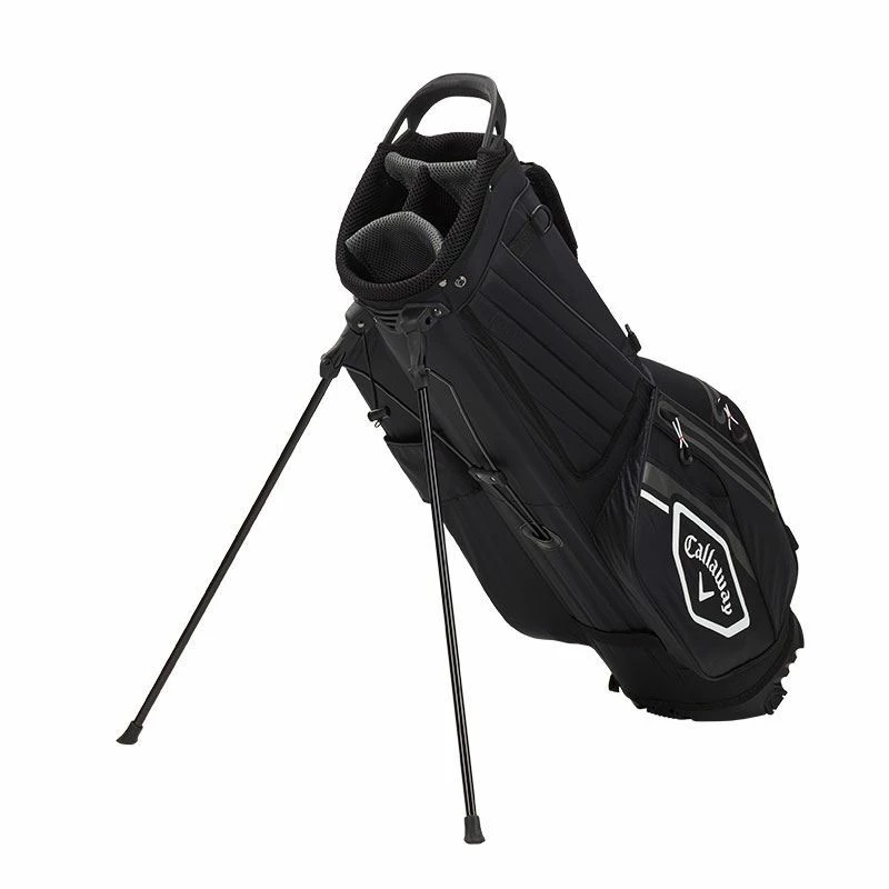 Callaway Chev Dry Stand Bag 2021 - Black/Charcoal/White - Image 3