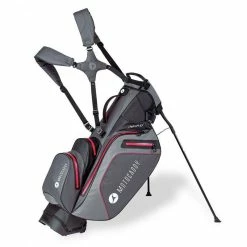 Motocaddy HydroFLEX Stand Bag - Charcoal / Red