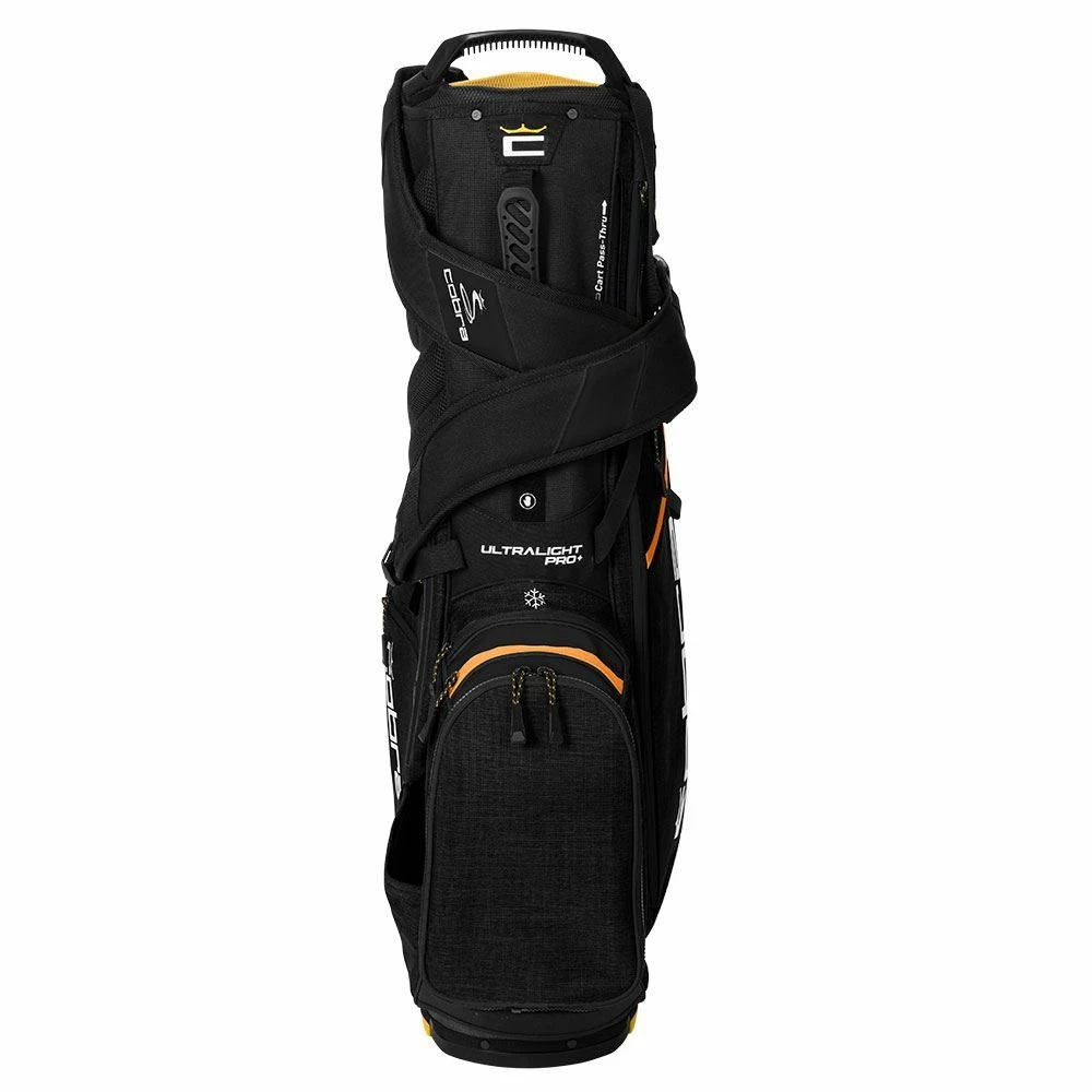 Cobra Ultralight Pro+ Stand Bag - Black/Gold - Image 4