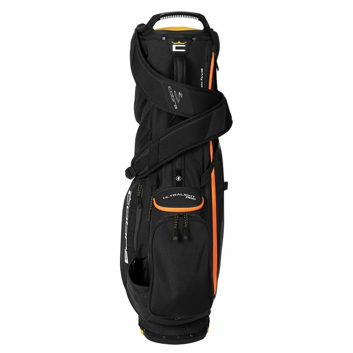 Cobra Ultralight Pro Stand Bag - Black/Gold - Image 3