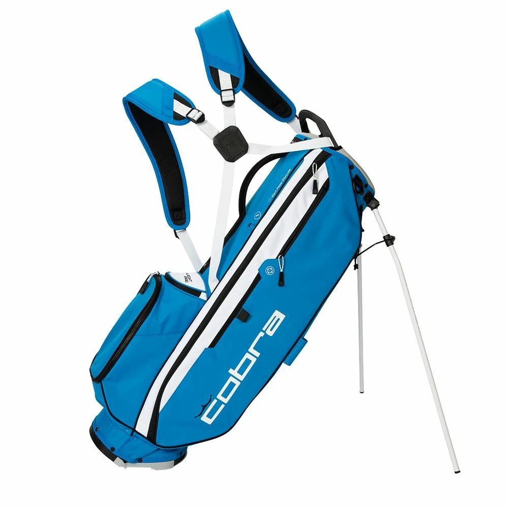 Cobra Ultralight Pro Stand Bag - Blue/White - Image 2