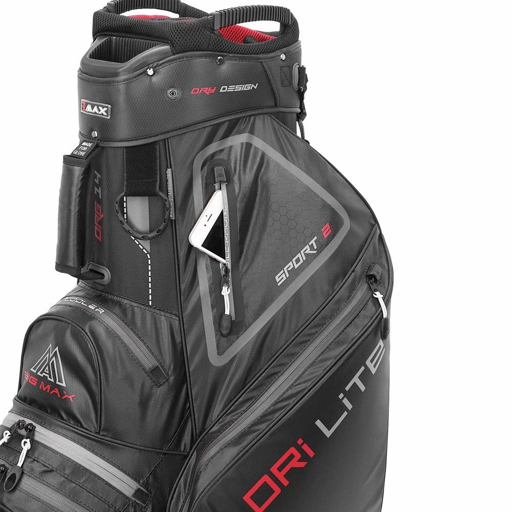 Big Max DRI LITE Sport 2 Cart Bag Black - Image 3