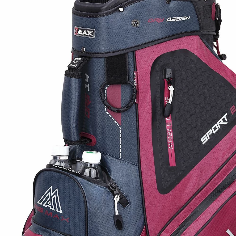 Big Max DRI LITE Sport 2 Cart Bag Blueberry Merlot - Image 4