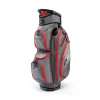 PowaKaddy DLX Lite Edition Cart Bag - Gun Metal/Red
