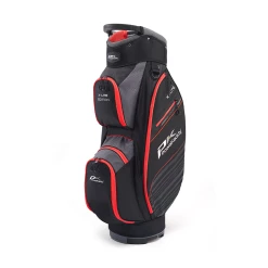 PowaKaddy X-Lite Edition Cart Bag - Gun Metal/Red