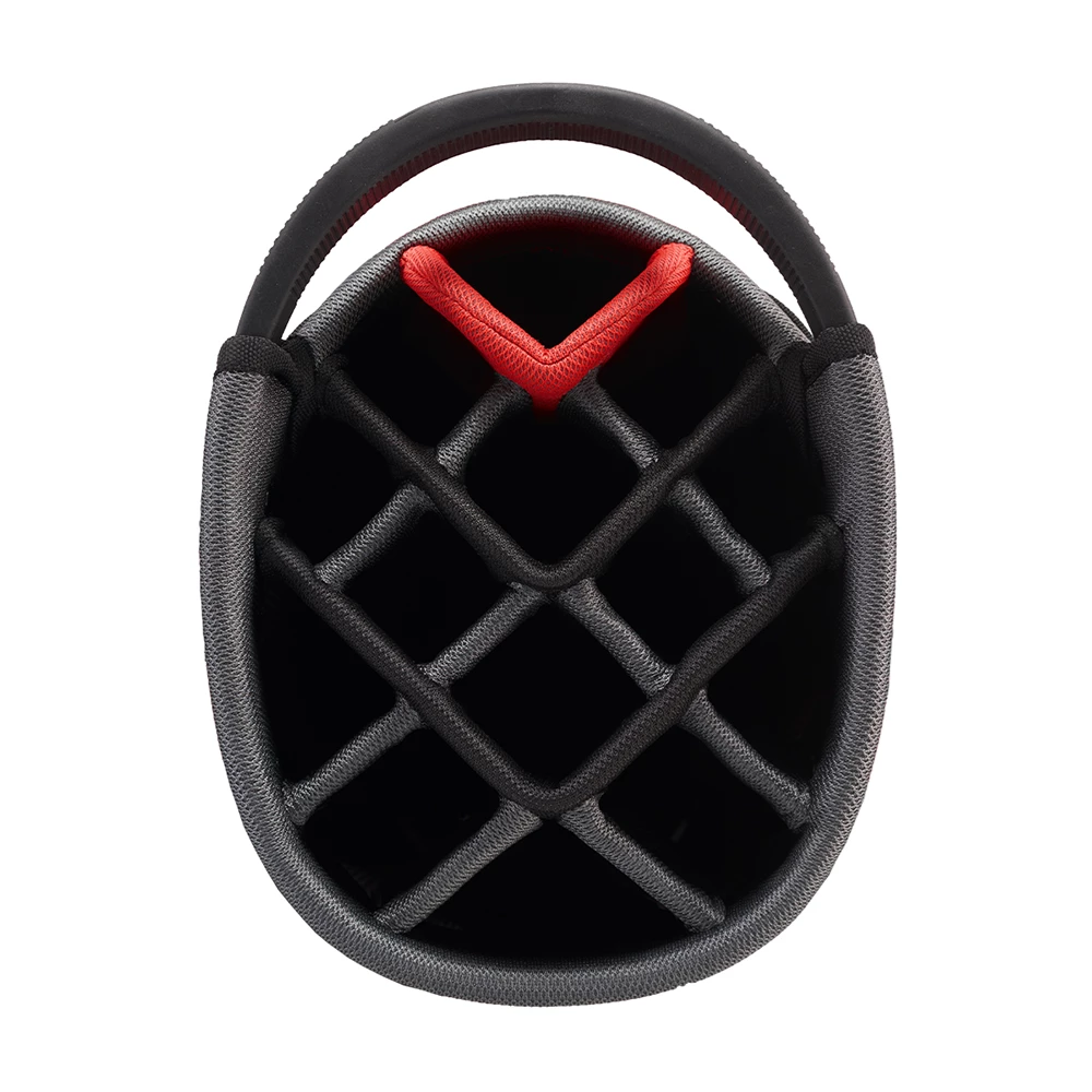 PowaKaddy X-Lite Edition Cart Bag - Gun Metal/Red - Image 3