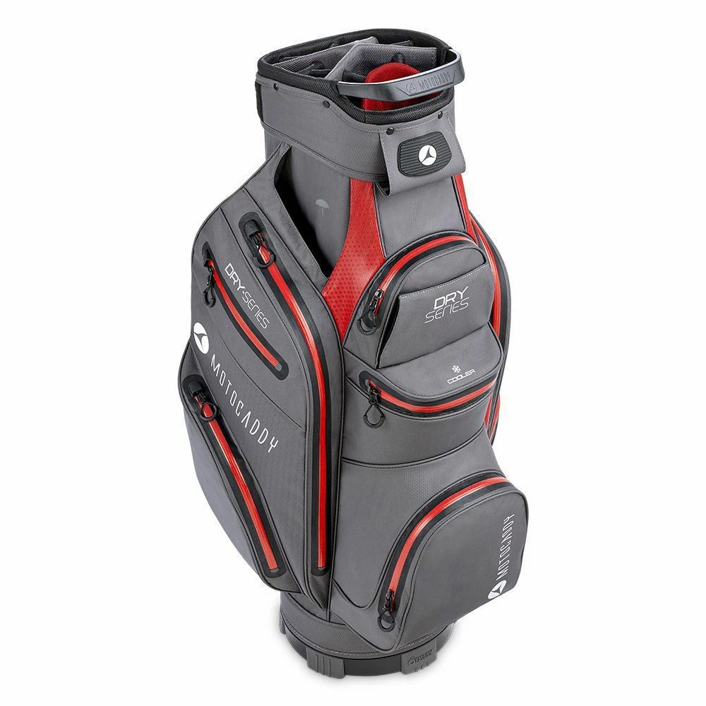 Motocaddy Dry Series Cart Bag 2022 Charcoal/Red - Image 3