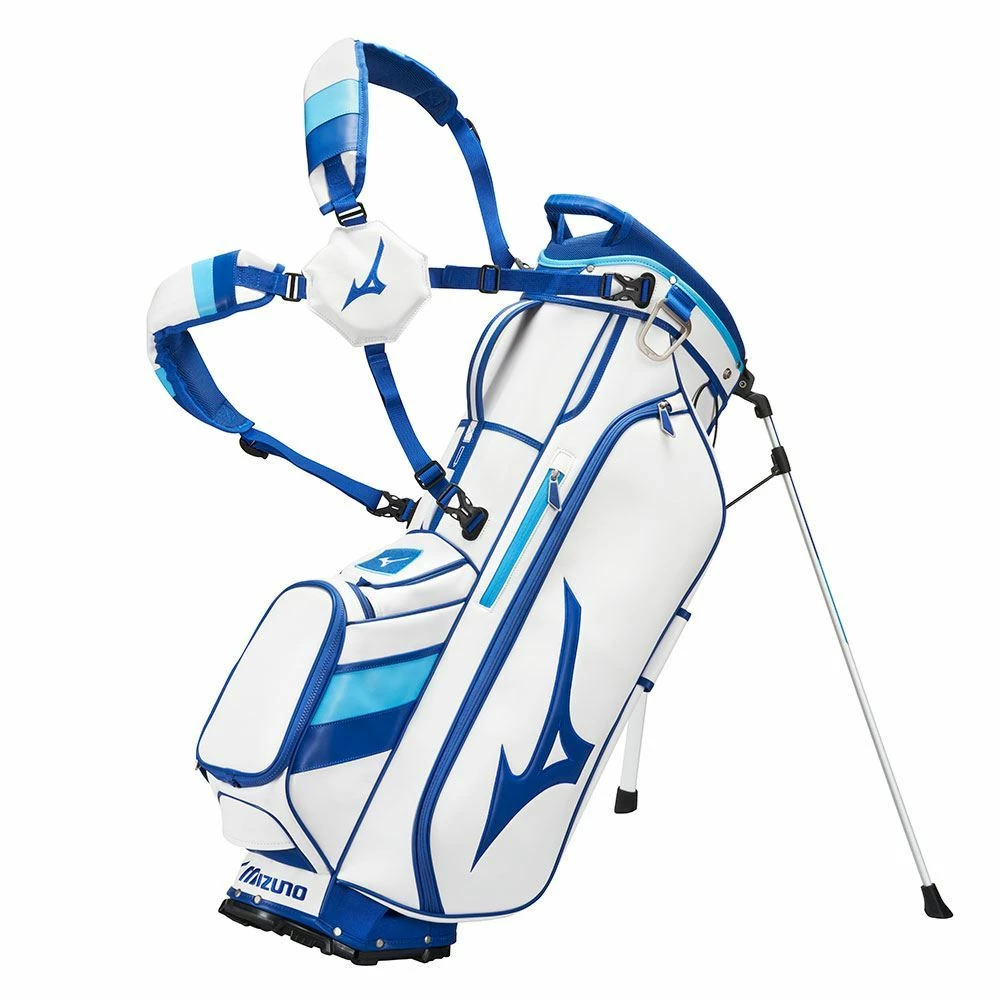 Mizuno Tour Stand Bag 22 White Blue