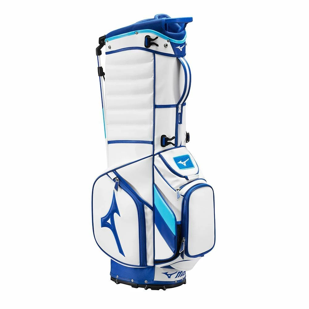 Mizuno Tour Stand Bag 22 White Blue - Image 3