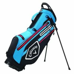Callaway Chev Dry Stand Bag - Black/Cyan/Fire