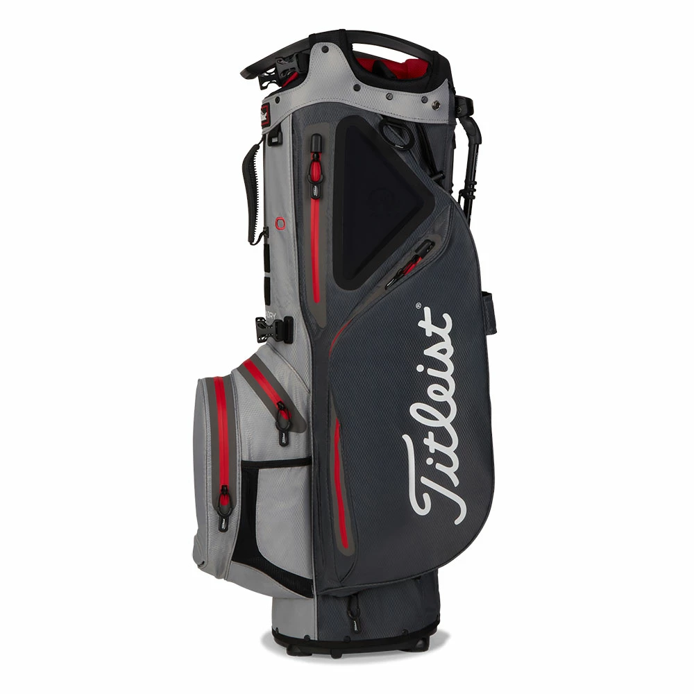 Titleist Hybrid 14 STADRY Carry Bag - CHAR/GRY/RED - Image 4