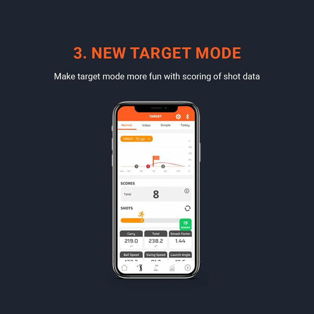 Voice Caddie SC300i Swing Caddie Portable Golf Launch Monitor - Image 5