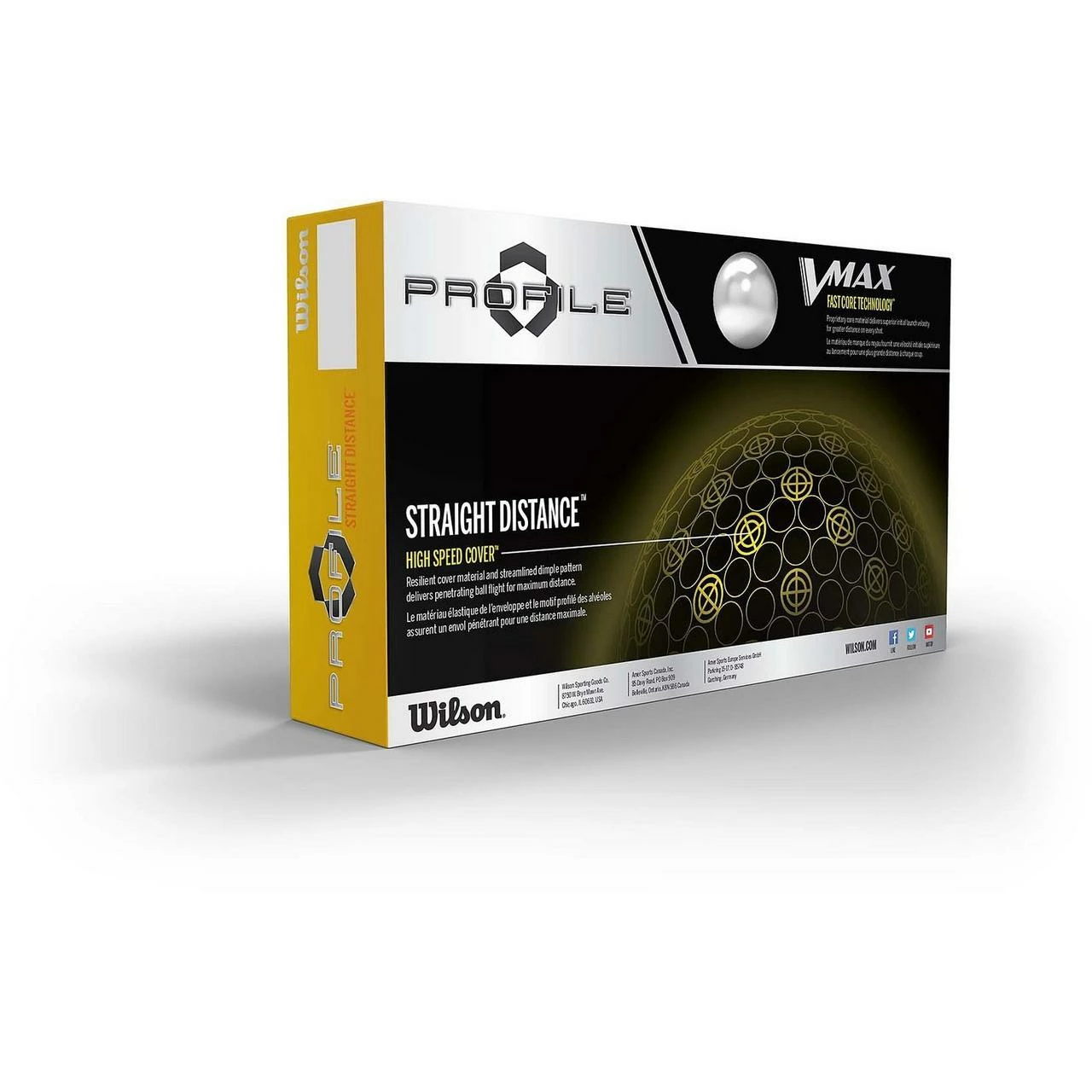 Wilson Profile V-Max Golf Balls - 15 Pack - Image 2