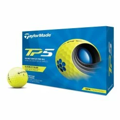 TaylorMade TP5 Golf Balls - Yellow