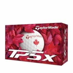TaylorMade TP5x Maple Leaf Golf Balls - 6 Pack