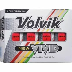 Volvik Vivid Golf Balls - Pink