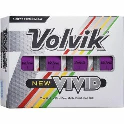 Volvik Vivid Golf Balls - Purple